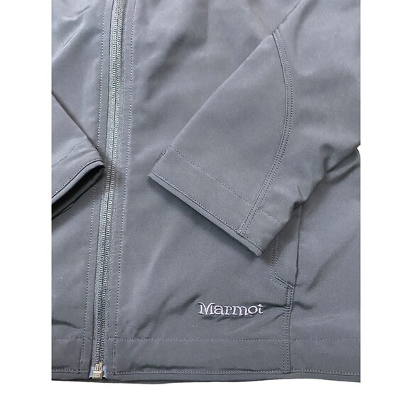 Marmot Soft Shell Jacket Adult Small Womens Black with Team Logo - Picture 3 of 16